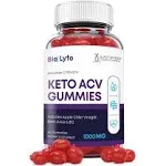 Justified Laboratories Bio Lyfe Keto ACV Gummies 1000mg with Pomegranate Juice Beet Root B12 60 Gummys