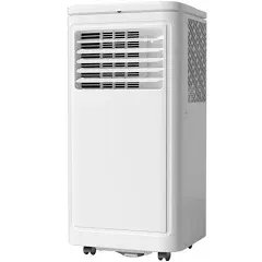 Joy Pebble Portable Air Conditioner, 8000 BTU for Room up to 350 sq. ft, Portable AC with Dehumidifier & Fan, 2 Fan Speeds, 24H Timer, Remote Control, Energy Efficiency