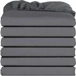 Utopia Bedding Twin XL Fitted Sheets - College Dorm Room Essentials - Bulk Pack of 6 Bottom Sheets - Soft Brushed Microfiber - Deep Pockets, Wrinkle