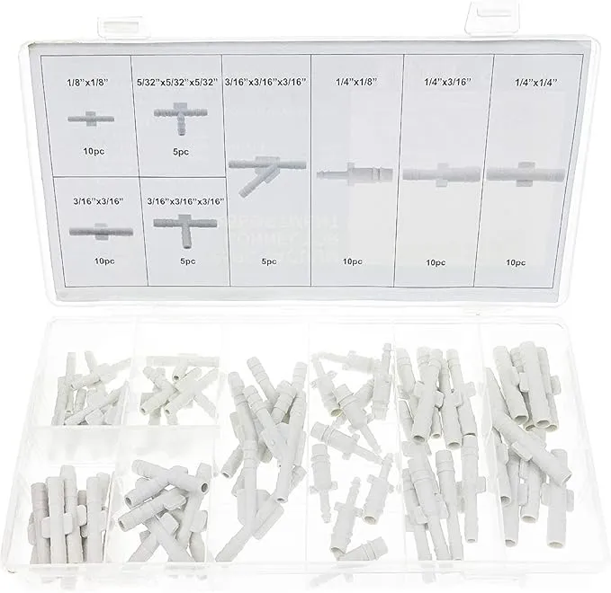 Swordfish 61120 - Vacuum Connector Assortment, 65 pieces