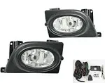 RP Remarkable Power, FL7038 Fit For 2006 2007 2008 Civic 4DR Clear Fog Light ...