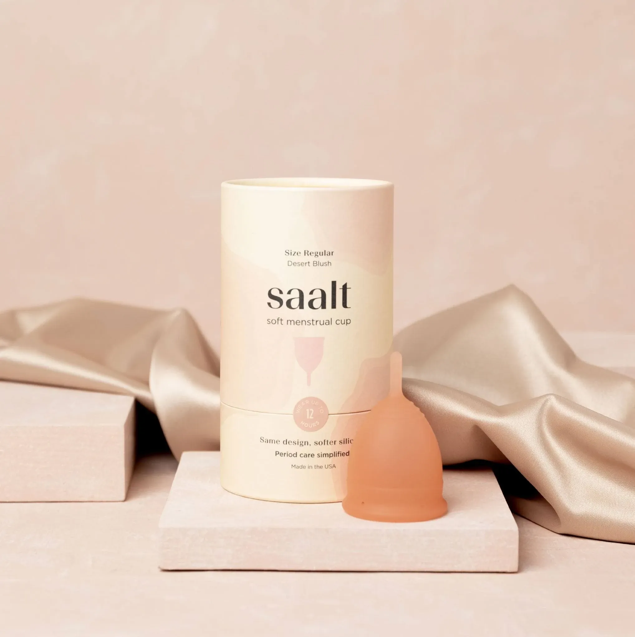 Saalt Menstrual Cup Small Soft / Desert Blush