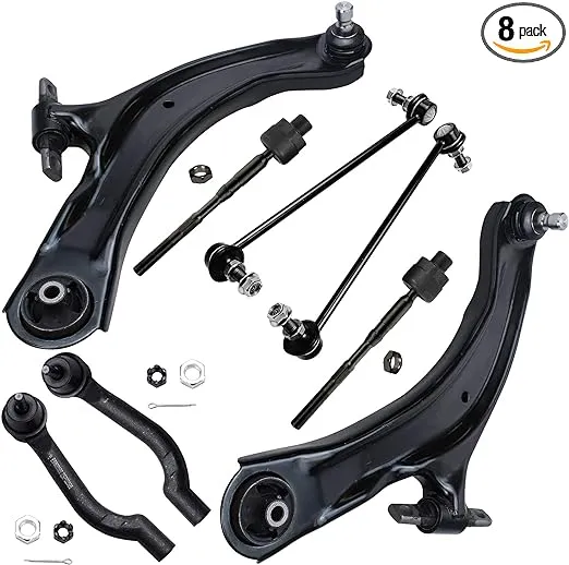 Detroit Axle 8CS1300302 Control Arm Suspension Kit for 08-13 Rogue 14-15 Rogue Select