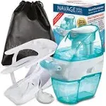 Navage Nasal Care Deluxe Bundle: Navage Nose Cleaner, 20 SaltPods, Triple-Tier Countertop Caddy, & Travel Bag. Clean Nose, Healthy Life! Save 30.90.