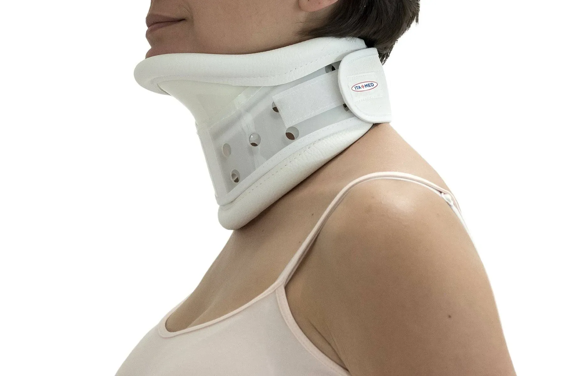 Ita Med CC 265 Rigid Plastic Cervical Collar with Chin Support, Large