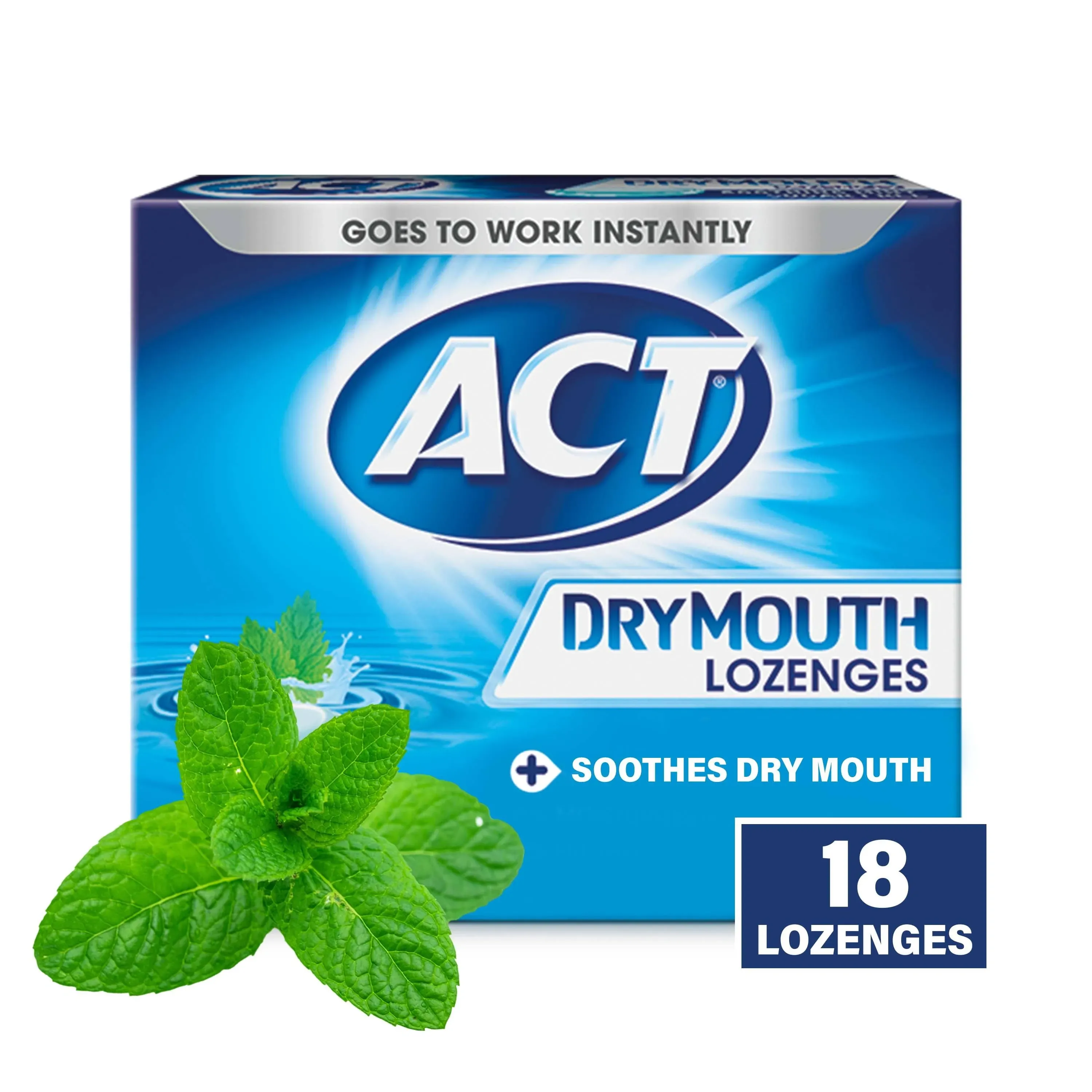 Act Dry Mouth Lozenges Mint