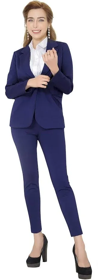 Marycrafts Women&#039;s Business Blazer Pant Suit Set for Work