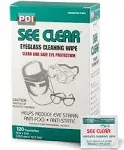 See Clear Eye Glass Cleaning Wipes, 120/Box