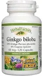 Natural Factors Ginkgo Biloba 120 Capsules