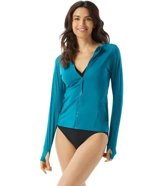 BEACH HOUSE Sport Ava Long Sleeve Rash Guard — 50+ UPF Beach Cover Up