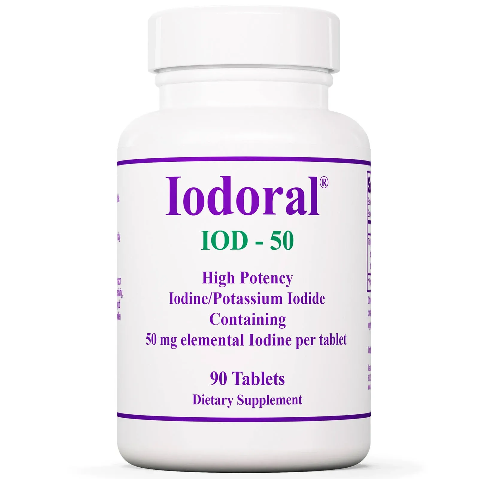 Iodoral 50 MG Iodine - Optimox