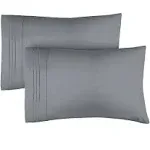 CGK Unlimited Soft Microfiber Pillowcase Set of 2 - Queen - Steel Blue