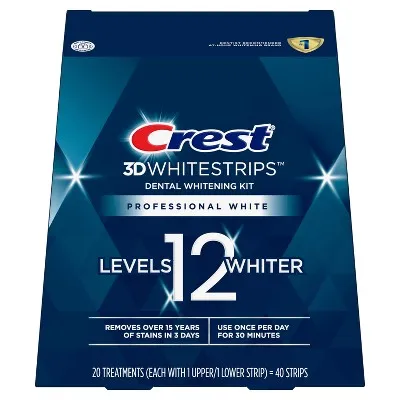 Crest 3D Professional Effects Whitestrips Teeth Whitening Kit