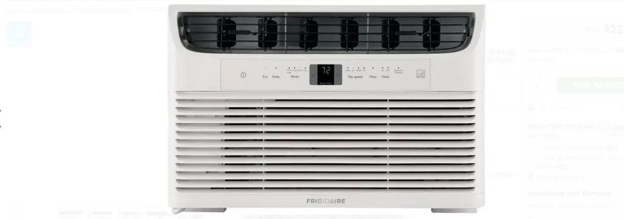 Frigidaire 8,000 BTU Window-Mounted Room Air Conditioner - FFRE083WA1