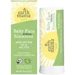 Earth Mama Baby Face Mineral Sunscreen Face Stick SPF 40