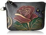 Anna by Anuschka Hand Painted Leather Women's Coin Pouch