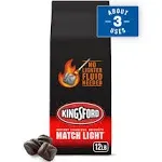 Kingsford Match Light Instant Charcoal Briquettes, 12 lbs