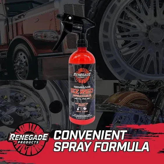 Renegade Products USA EZ Red Sprayable Metal Polish