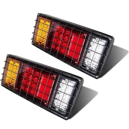 LIMICAR 40 LED Trailer Tail Lights Kit Waterproof with Reverse Turn Signal Brake Trailer Light For UTV UTE RV Camper Pickup Truck, Boat(2 Pack)