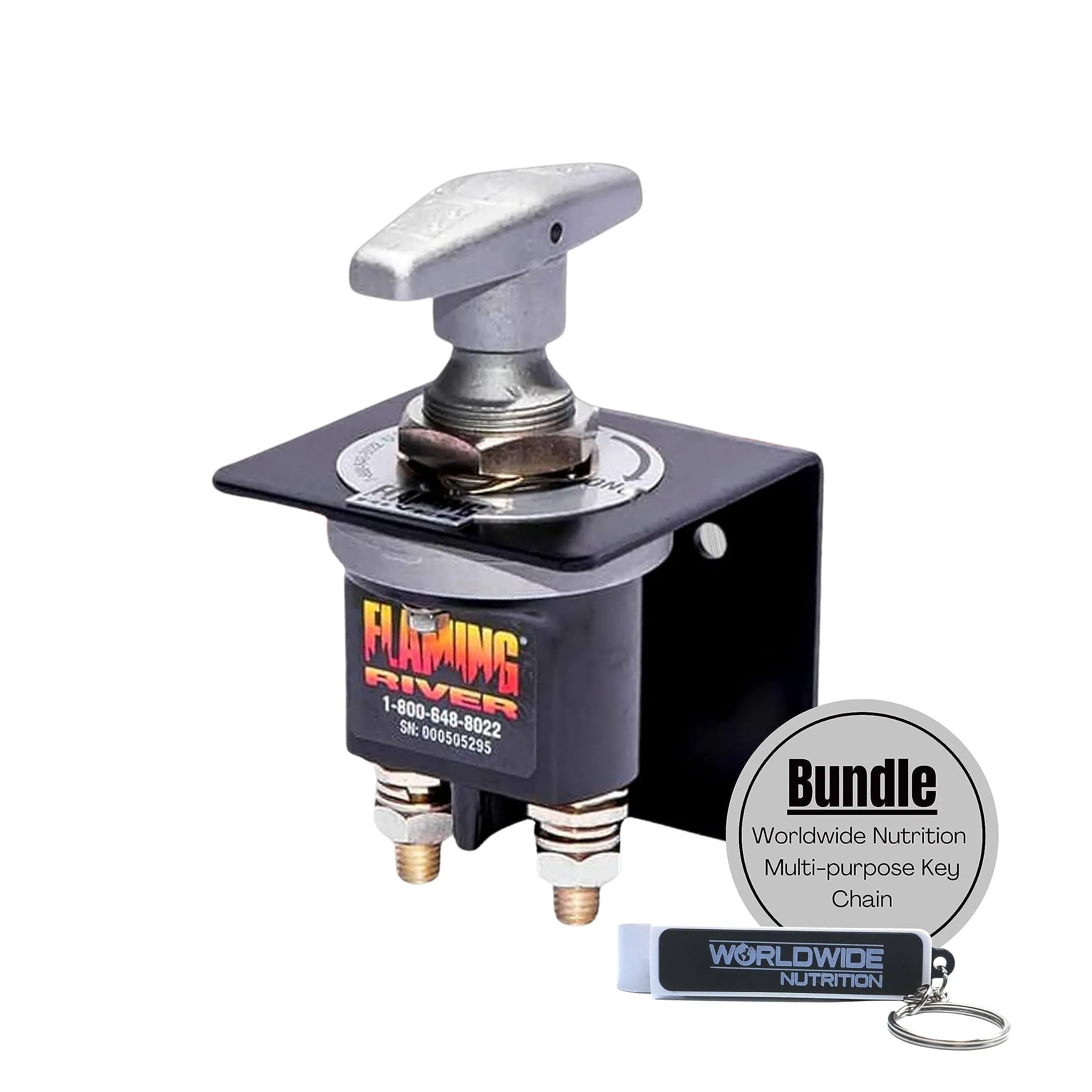 Flaming River The Big Switch - Car Part FR1003 - American Made Heavy Duty Battery Disconnect Switch for Complex Electrical Systems and 16 Volt