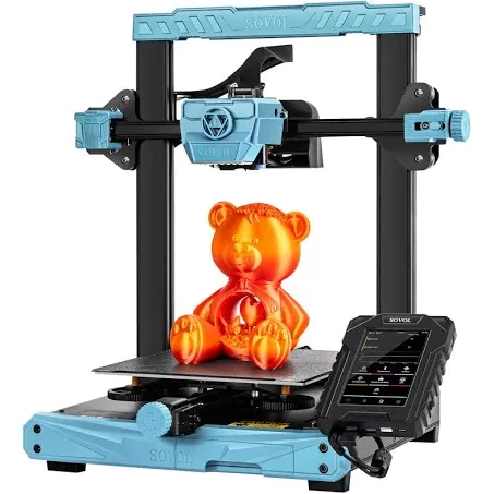 Sovol SV07 3D Printer with Klipper 5 inch Touch Screen, Max Print Speed 500mm/s, 300℃ High Temp All Metal Hotend Planetary Direct Drive Auto Leveling Meanwell Power Supply Print Size 8.66x8.66x9.84in