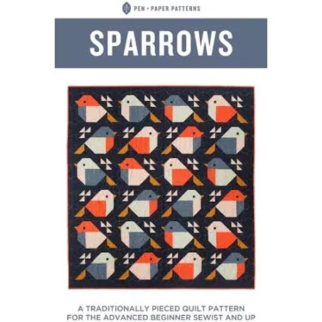 Sparrows Quilt Pattern | Pen and Paper Patterns