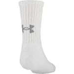 New Mens Under Armour UA Training Cotton 3 Pair Crew Socks.   Size XL   12-16