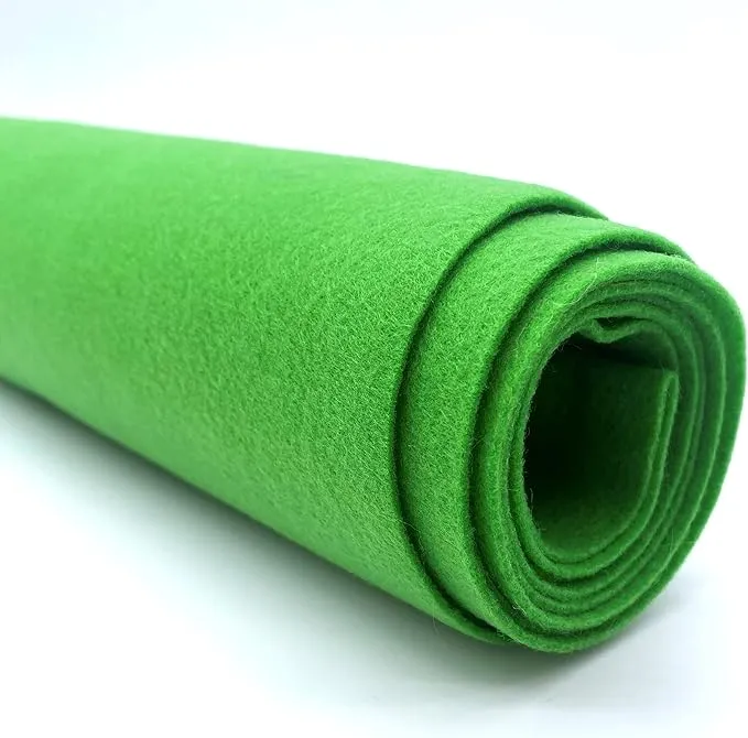 Ice Fabrics Craft Felt Fabric by The Yard - 72 inch Wide Acrylic Felt for DIY Arts & Crafts - Apple Green - 1 Yard