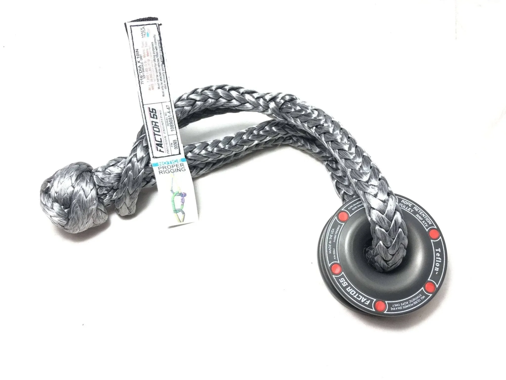 Factor 55 Rope Retention Pulley XTV Soft Sh - 00265