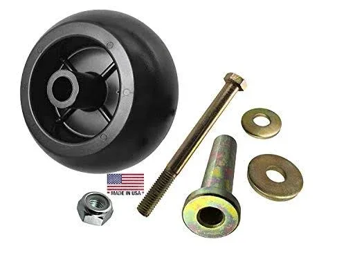 Parts 4 Outdoor Deck Wheel and Hardware Kit for Exmark 1Pk 5" Anti-Scalp 103-3168 103-4051 103-7263 109-90111 210-169