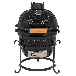 Outdoor 13 diam. Ceramic Charcoal BBQ Grill