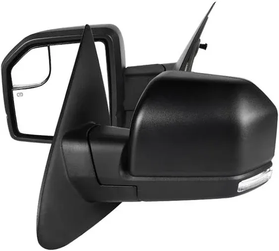 Spec-D Tuning Dodge Ram Right Towing Mirror Power Heated - Chrome RMV-RAM13CHP-AT-FS-R