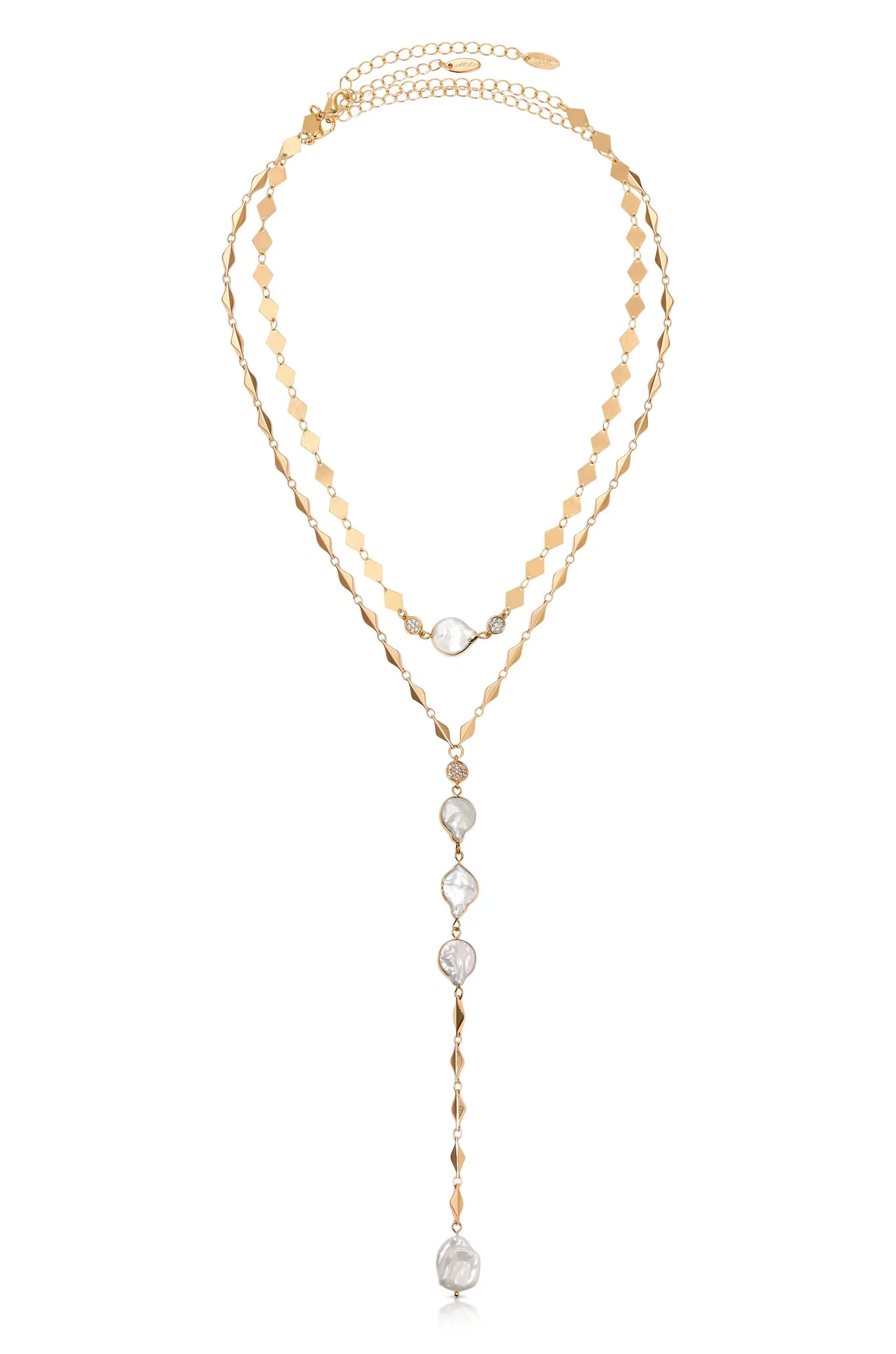 Ettika Summer Dreamin' Freshwater Pearl Necklace Set - Gold