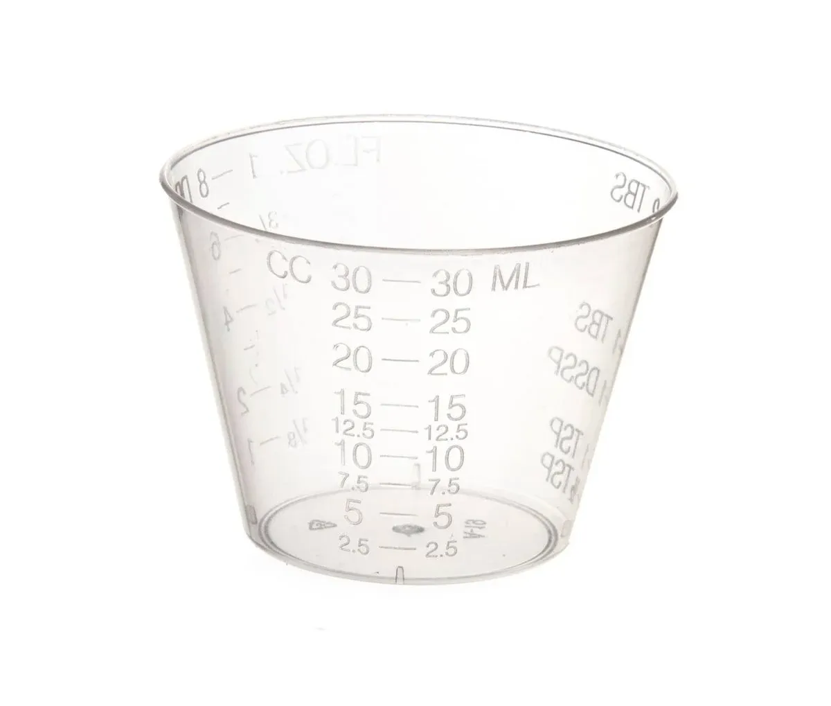 Medline Non-Sterile Graduated Plastic Medicine Cups