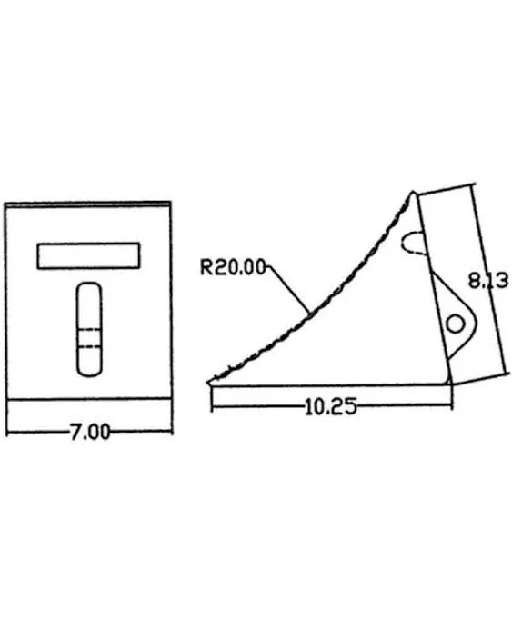 Buyers WC2556A Heavy Duty Rubber Wheel Chock