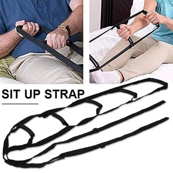 KkaFFe Bed Ladder Assist, Bed Ladder Straps with Handles, 6 Handle Bed Ladder Straps, Multi Handle Pregnant Awakening Aids, Pull Up Assist Device for Elderly Patient Safety and Stability