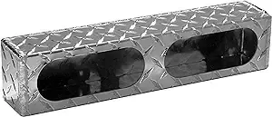 Buyers-LB3163ALDT-Dual Oval Light Box Diamond Tread Aluminum