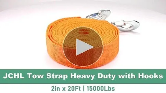 JCHL Tow Strap with Hooks