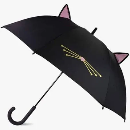 Kate Spade New York Cat Umbrella - Black