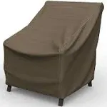 Budge P1W01BTNW3 NeverWet Hillside Patio Chair Cover, Medium, Black and Tan Weave