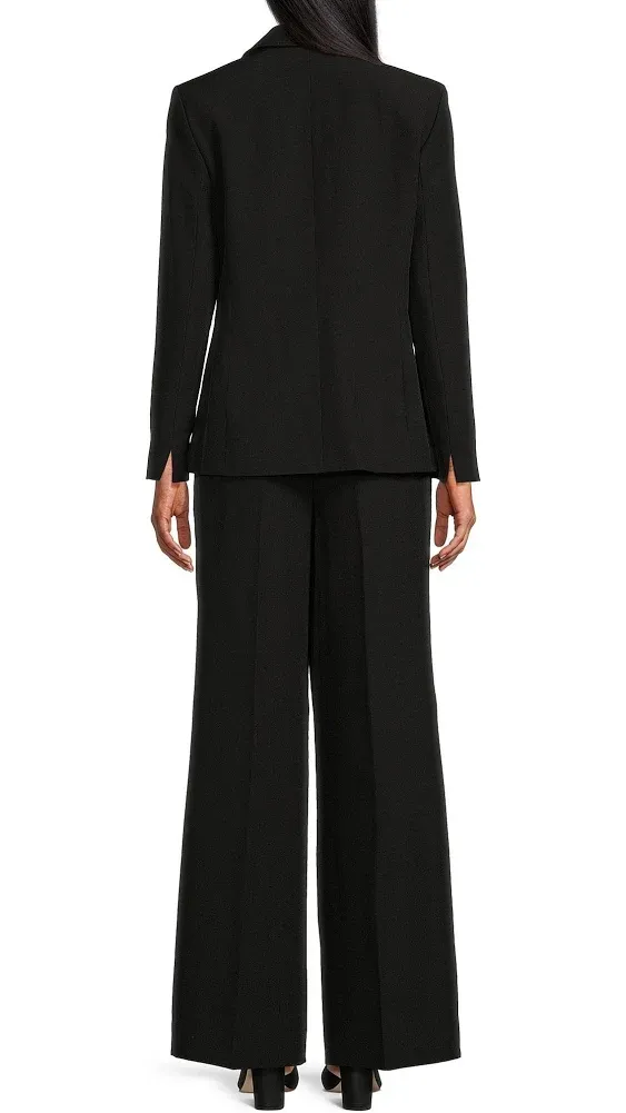 Women's 2 Button Jacket/Wide Leg Pant Suit