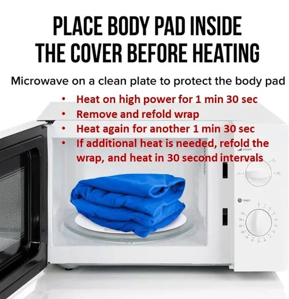 XL Heating Pad for Neck and Shoulders and Back, Microwavable Heating Pads, Microwave Heating Pad Microwavable, Natural Moist Heat Therapy Pad with Washable Cover. Heat Pad Microwavable, 1 Piece 22x13”