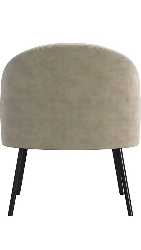 HomePop Modern Accent Chair - Taupe Velvet