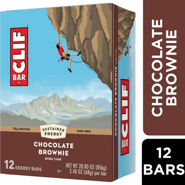 Clif Bar Chocolate Brownie Flavor Energy Bars