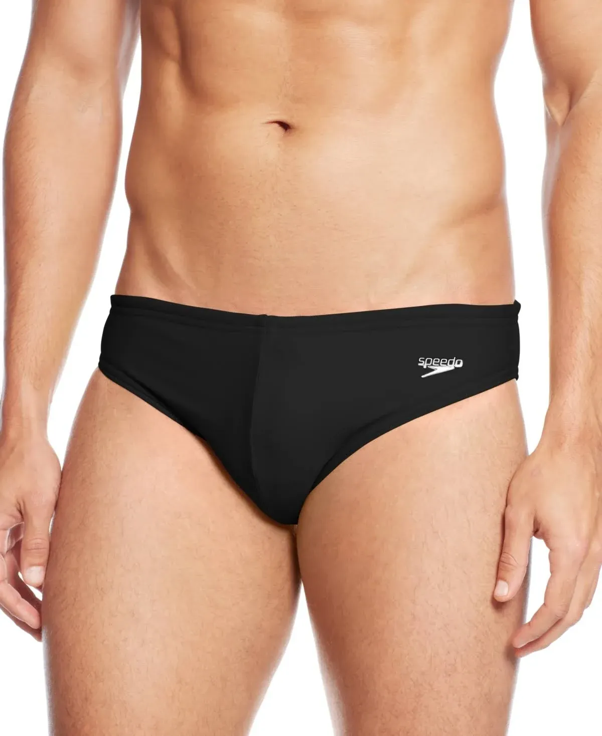 Speedo Solar 1" Brief, Black / 32