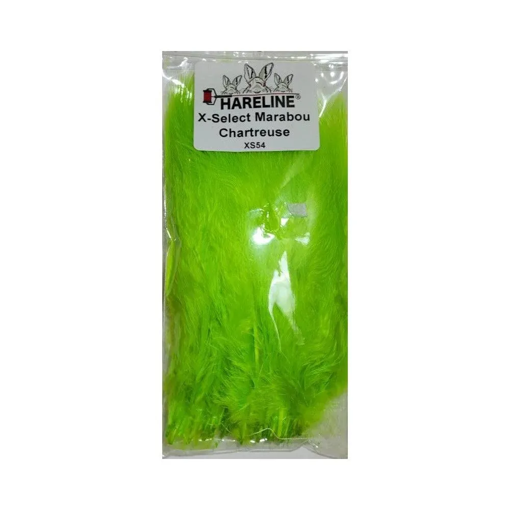 Hareline Extra Select Strung MarabouChartreuse