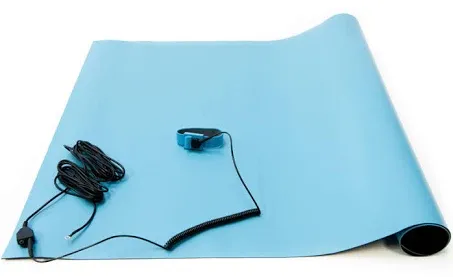 30 inch x 30 inch ESD High Temperature Mat Kit, Blue Color