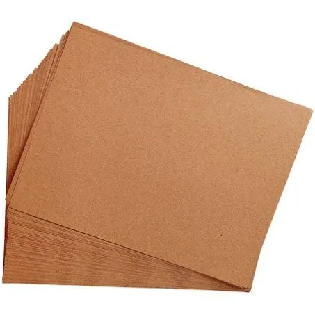 Colorations Light Brown 12" x 18" Heavyweight Construction Paper- 50 Sheets