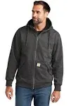 Carhartt Rain Defender Loose Fit Midweight Thermal-Lined Full-Zip Sweatshirt, Men's Carbon Heather