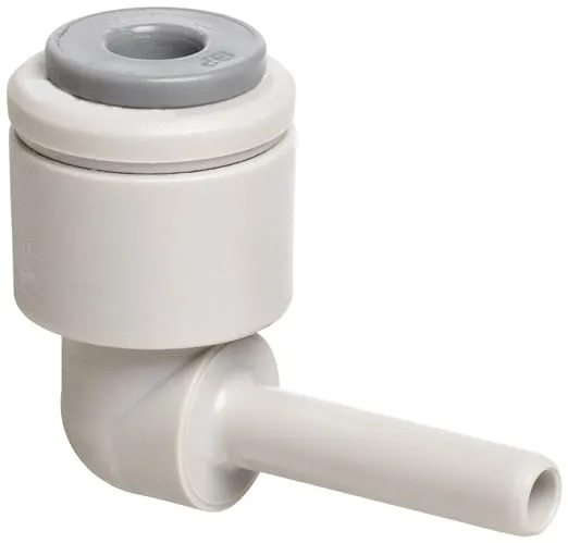 John Guest Acetal Copolymer Tube Fitting, Union Elbow, 1/4&#034; Tube OD (Pack of ...